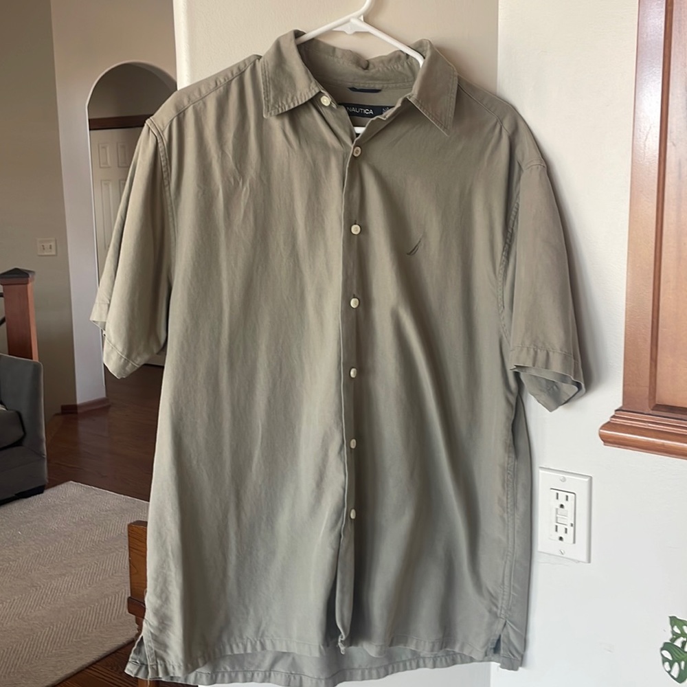 Nautical men’s tan shirt